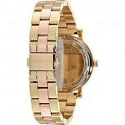 Michael Kors Norie Gold Dial Two Tone Steel Strap Watch for Women - MK3586