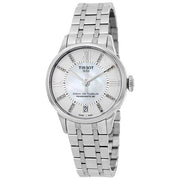 Tissot Chemin Des Tourelles Powermatic 80 Helvetic Silver Dial Silver Steel Strap Watch For Women - T099.207.11.116.00