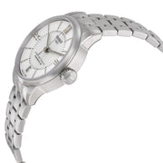 Tissot Chemin Des Tourelles Powermatic 80 Lady Silver Dial Silver Steel Strap Watch For Women - T099.207.11.118.00