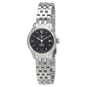 Tissot Le Locle Automatic Small Lady Black Dial Silver Steel Strap Watch For Women - T41.1.183.53