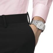 Tissot Luxury Powermatic 80 Silver Dial Silver Steel Strap Watch For Men - T086.407.11.037.00