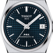 Tissot PRX Powermatic 80 Blue Dial Silver Steel Strap Watch for Men - T137.207.11.041.00