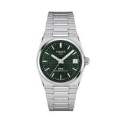Tissot PRX Powermatic 80 Green Dial Silver Steel Strap Watch for Men - T137.207.11.091.00