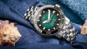 Tissot Seastar 1000 Powermatic 80 Green Dial Silver Steel Strap Watch For Men - T120.407.11.091.01
