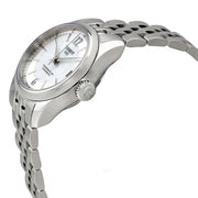 Tissot Ballade Powermatic 80 Automatic Mother of Pearl Dial Silver Steel Strap Watch For Women - T108.208.11.117.00