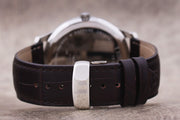 Tissot T Classic Tradition White Dial Brown Leather Strap Watch For Men - T063.610.16.037.00