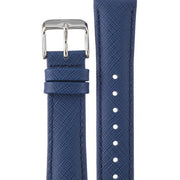 Tommy Hilfiger Carly Silver Dial Blue Leather Strap Watch for Women - 1781791