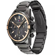 Tommy Hilfiger Mason Grey Dial Grey Steel Strap Watch for Men - 1791790