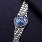 Tudor Royal Automatic Blue Dial Silver Steel Strap Watch for Men - M28600-0005