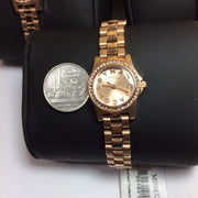 Marc Jacobs Henry Rose Gold Dial Rose Gold Steel Strap Watch for Women - MBM3278