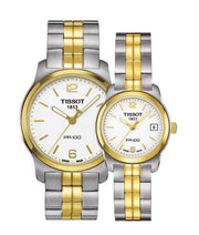 Tissot T Classic PR100 Gold Plated Quartz Watch For Women - T049.210.22.017.00