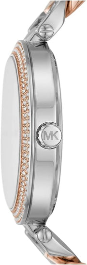 Michael Kors Catelyn Quartz Silver Dial Two Tone Steel Strap Watch For Women - MK4634