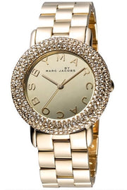 Marc Jacobs Marci Gold Dial Gold Steel Strap Watch for Women - MBM3191