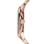 Burberry The Classic Rose Gold Dial Rose Gold Steel Strap Watch for Men - BU10013