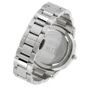 Daniel Wellington Iconic White Dial Silver Steel Strap Watch For Men - DW00100341
