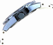 Guess Luna Diamonds White Dial White Rubber Strap Watch for Women - W0653L2
