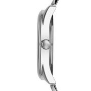 Guess G-Twist Silver Dial Silver Steel Strap Watch for Women - W1082L1