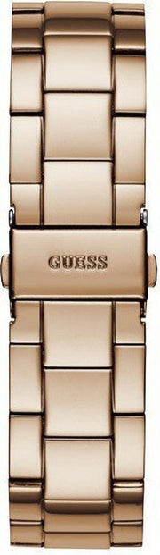 Guess G-Twist Rose Gold Dial Rose Gold Steel Strap Watch for Women - W1082L3