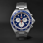 Tag Heuer Formula 1 Blue Dial Silver Steel Strap Watch for Men - CAZ1018BA0842