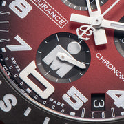 Breitling Endurance Pro Ironman Red Dial Red Rubber Strap Watch for Men - X823109A1K1S1