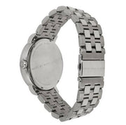 Marc Jacobs Fergus Black Dial Silver Steel Strap Watch for Men - MBM5075