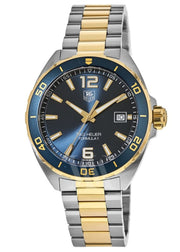 Tag Heuer Formula 1 Analog Blue Dial Two Tone Steel Strap Watch for Men - WAZ1120.BB0879