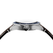 Tag Heuer Autavia Calibre 5 Automatic Blue Dial Brown Leather Strap Watch for Men - WBE5116.FC8266