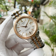 Tissot Ballade Powermatic 80 Chronometer Silver Dial Two Tone Steel Strap Watch For Men - T108.408.22.037.00