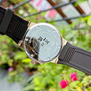 Salvatore Ferragamo F-80 Classic Black Dial Black Rubber Strap Watch for Men - SFHY02522