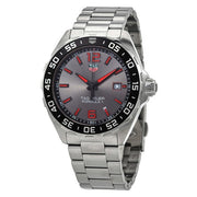 Tag Heuer Formula 1 Quartz Anthracite Dial Silver Steel Strap Watch for Men - WAZ1018.BA0842